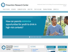 Tablet Screenshot of prev.org